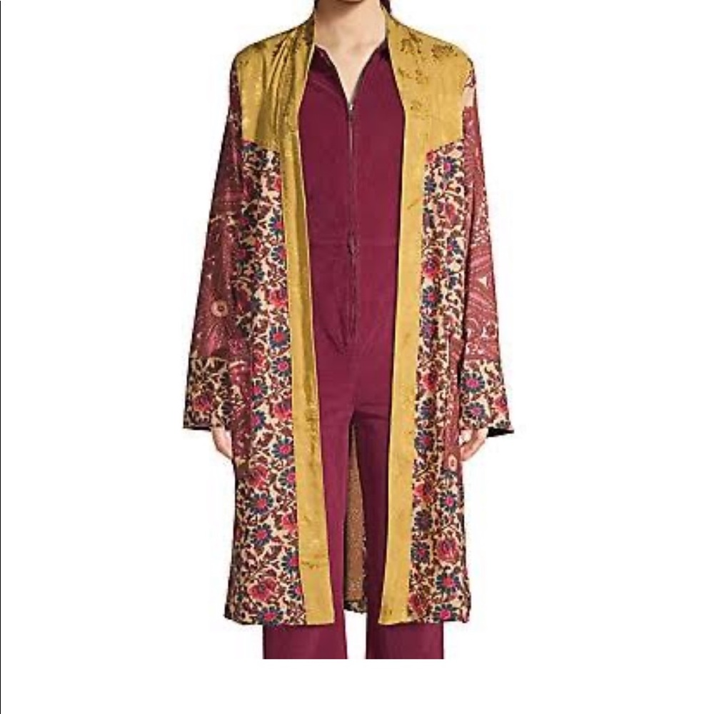 Free People Maggie Patched Duster kimono robe